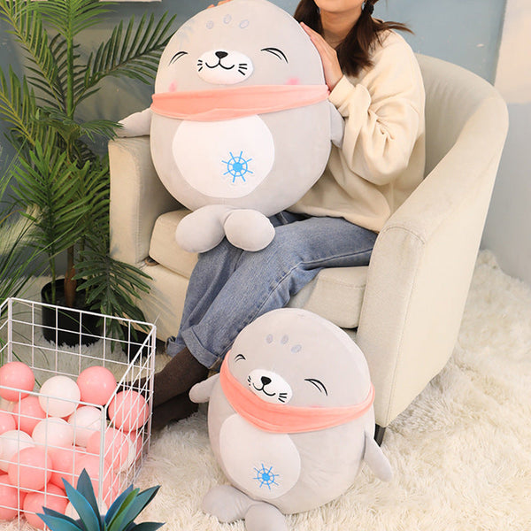 Cartoon Baby Seal Plush Toy